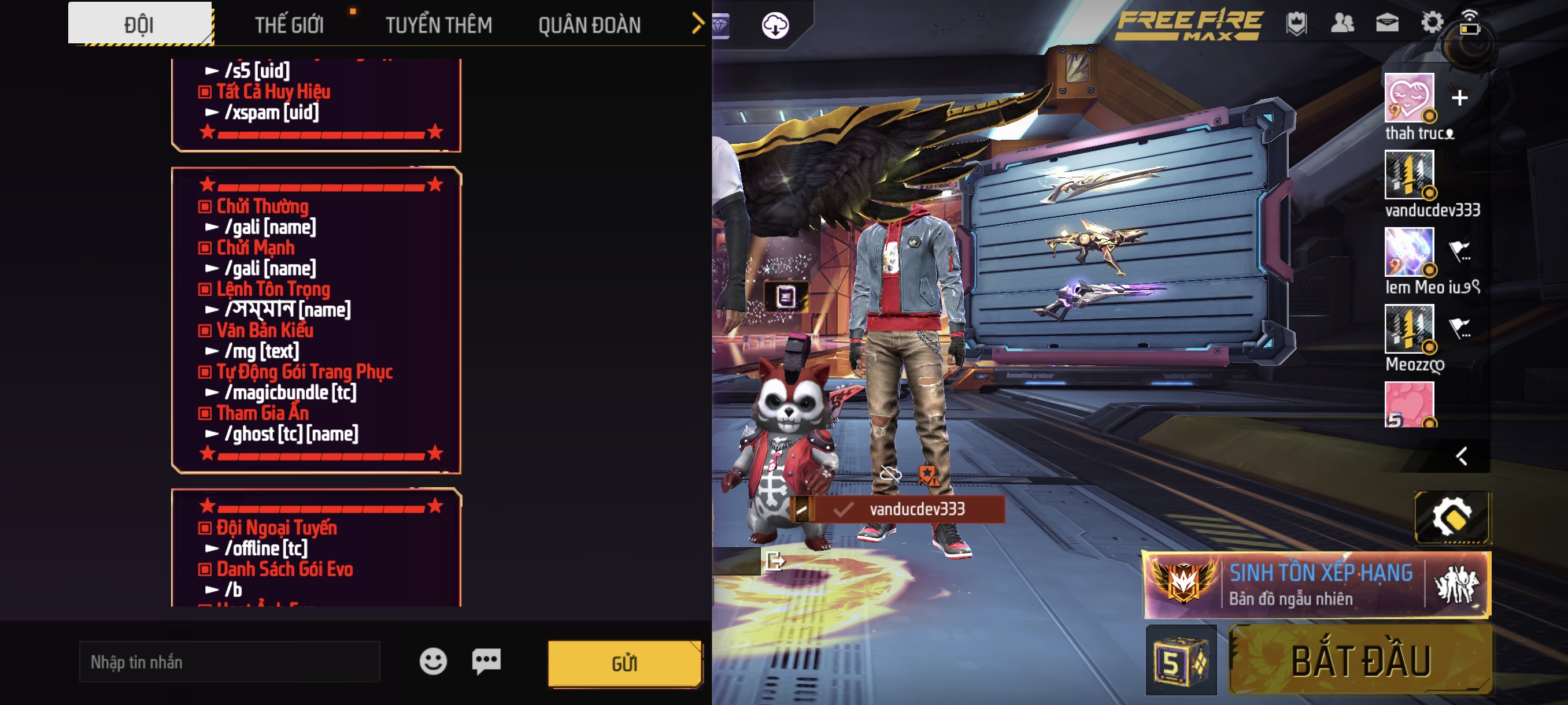 Mã nguồn Free Fire TCP Bot Team 5 chạy Termux bằng Python Antiband - ảnh demo 5